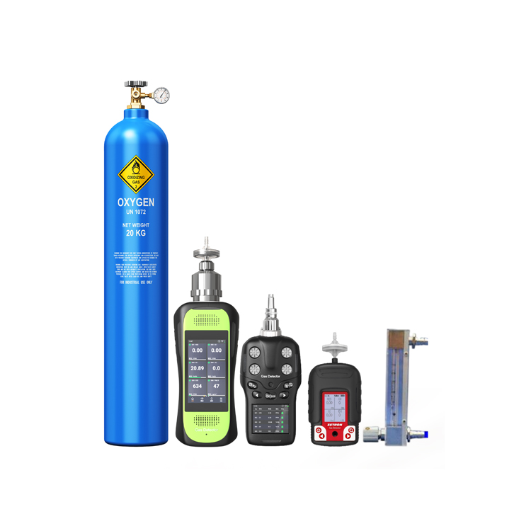 Sada přenosného detektoru plynu Bump Test Kit