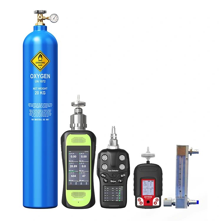 Sada přenosného detektoru plynu Bump Test Kit pro ověření odezvy senzoru